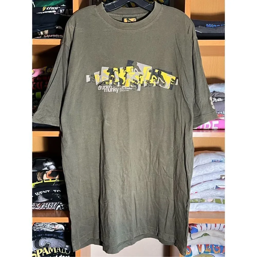 Vintage Y2K Drunkn Munky Tee